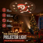 ✨Plug-&-Play HD Christmas Projector – 6 or 10 Festive Scenes(📦Buy 2 Free Shipping)