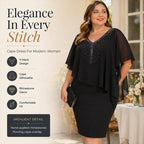 ⌛Limited-Time Offer-Women Elegant V Neck Evening Dress