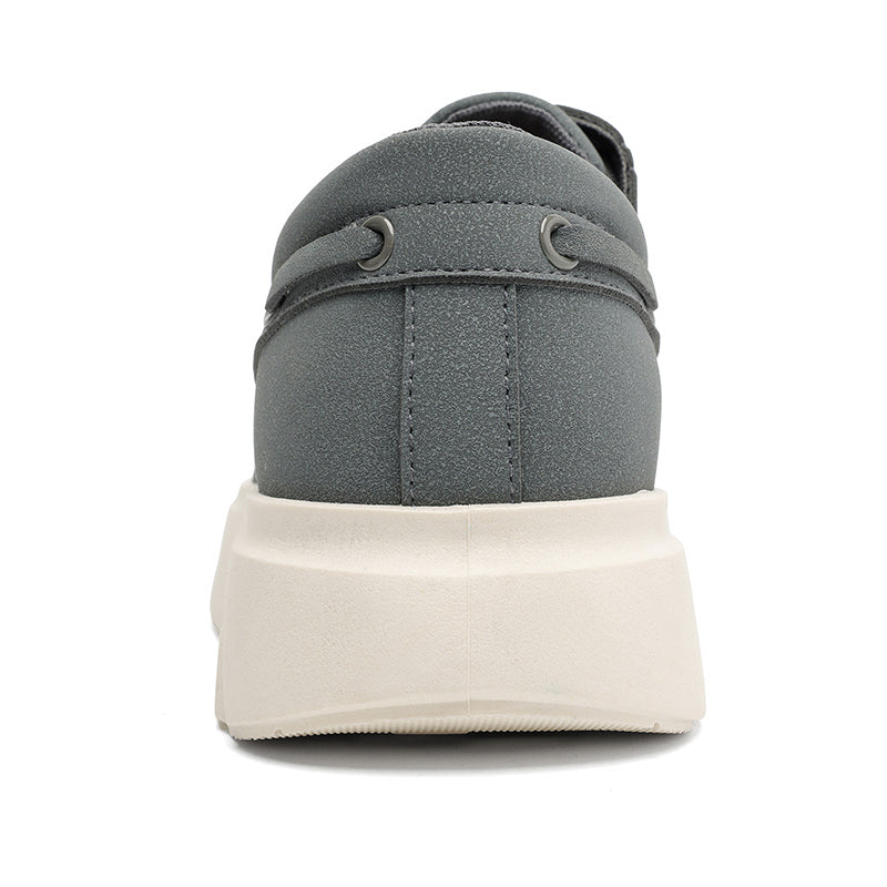 ⏰Limited Time Sale 70% OFF - Men's Orthopedic Sports Platform Leather Shoes - Slip-on, Cushioned, Wide Toe Box, Arch Support - Waterproof, Slip-Resistant, Puncture-Resistant