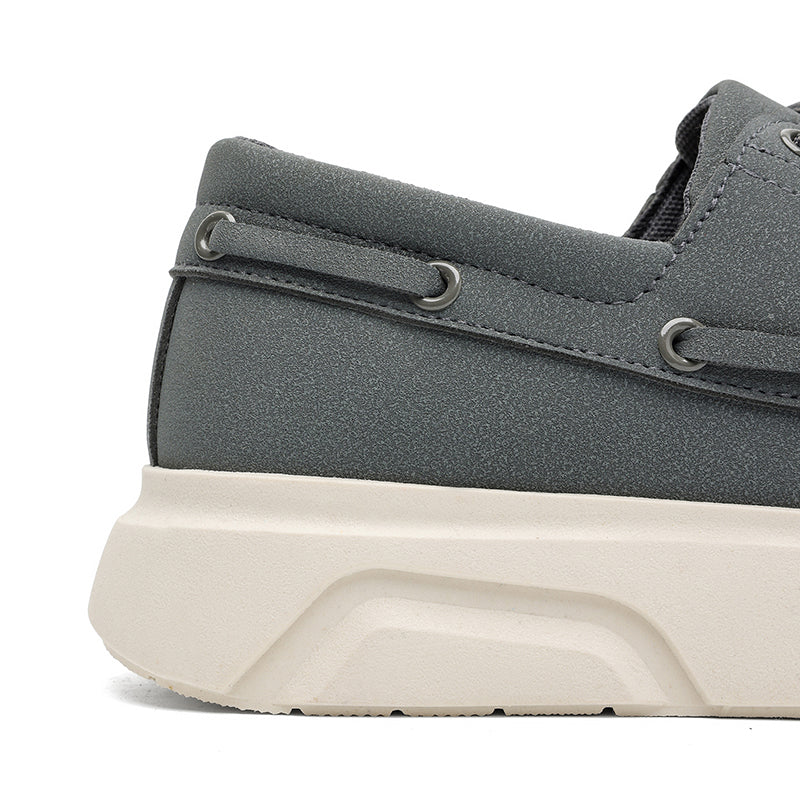 ⏰Limited Time Sale 70% OFF - Men's Orthopedic Sports Platform Leather Shoes - Slip-on, Cushioned, Wide Toe Box, Arch Support - Waterproof, Slip-Resistant, Puncture-Resistant