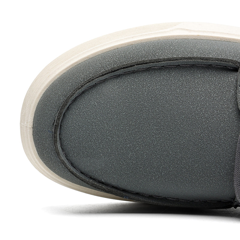 ⏰Limited Time Sale 70% OFF - Men's Orthopedic Sports Platform Leather Shoes - Slip-on, Cushioned, Wide Toe Box, Arch Support - Waterproof, Slip-Resistant, Puncture-Resistant