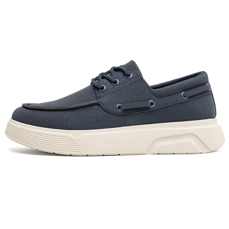 ⏰Limited Time Sale 70% OFF - Men's Orthopedic Sports Platform Leather Shoes - Slip-on, Cushioned, Wide Toe Box, Arch Support - Waterproof, Slip-Resistant, Puncture-Resistant