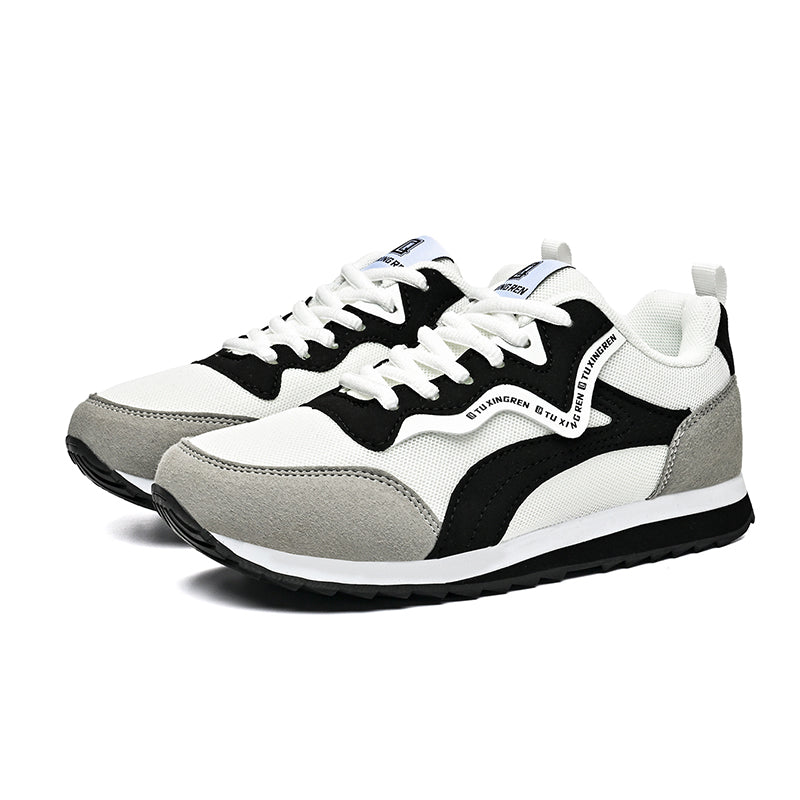 ⏰Limited Time Sale 70% OFF - Men's Mesh Walking Shoes - Lace-Up, Cushioned, Wide Toe Box with Arch Support