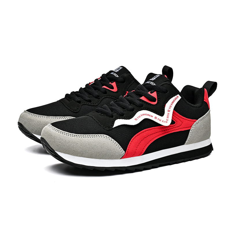 ⏰Limited Time Sale 70% OFF - Men's Mesh Walking Shoes - Lace-Up, Cushioned, Wide Toe Box with Arch Support