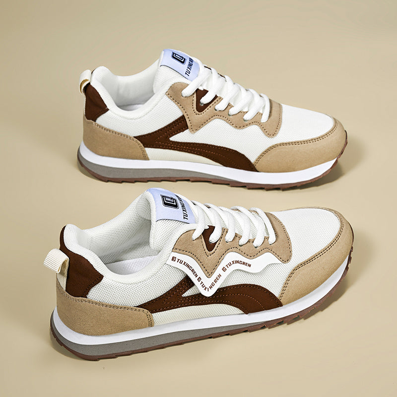 ⏰Limited Time Sale 70% OFF - Men's Mesh Walking Shoes - Lace-Up, Cushioned, Wide Toe Box with Arch Support