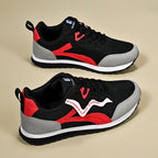 ⏰Limited Time Sale 70% OFF - Men's Mesh Walking Shoes - Lace-Up, Cushioned, Wide Toe Box with Arch Support