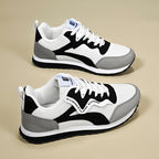 ⏰Limited Time Sale 70% OFF - Men's Mesh Walking Shoes - Lace-Up, Cushioned, Wide Toe Box with Arch Support