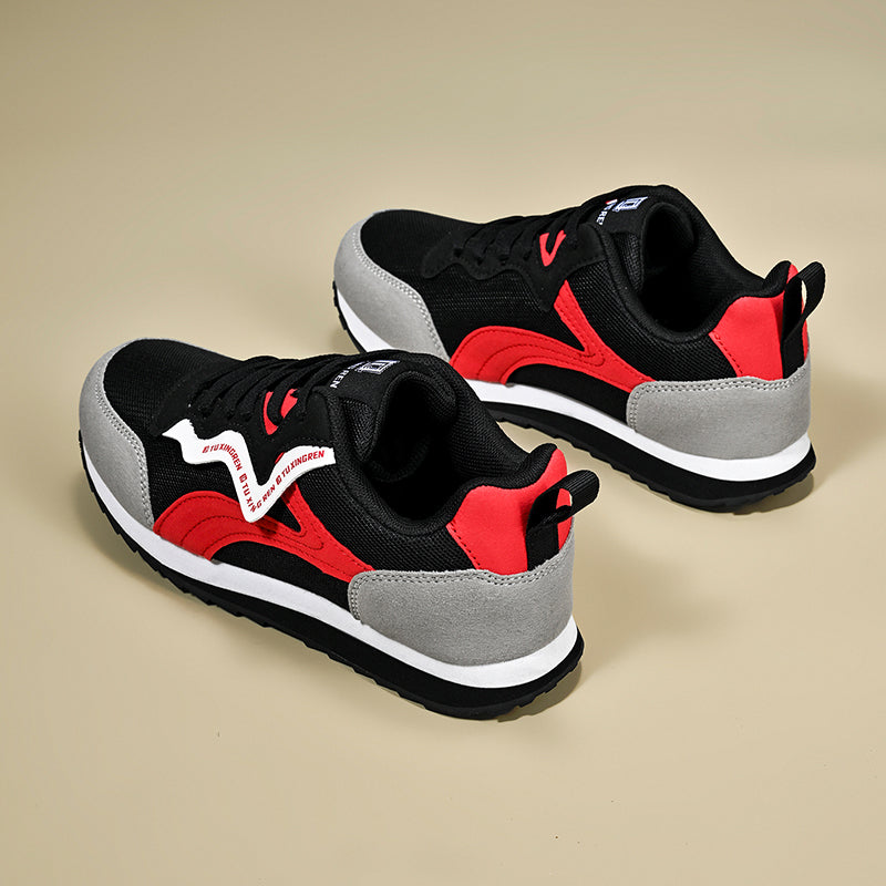 ⏰Limited Time Sale 70% OFF - Men's Mesh Walking Shoes - Lace-Up, Cushioned, Wide Toe Box with Arch Support