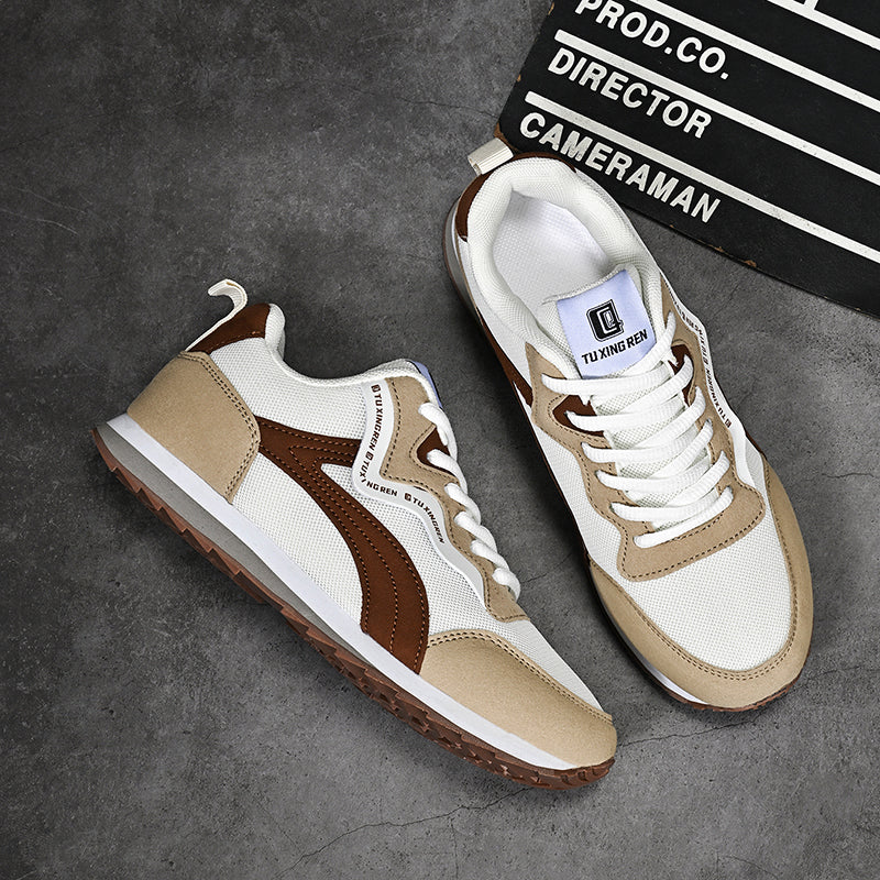 ⏰Limited Time Sale 70% OFF - Men's Mesh Walking Shoes - Lace-Up, Cushioned, Wide Toe Box with Arch Support