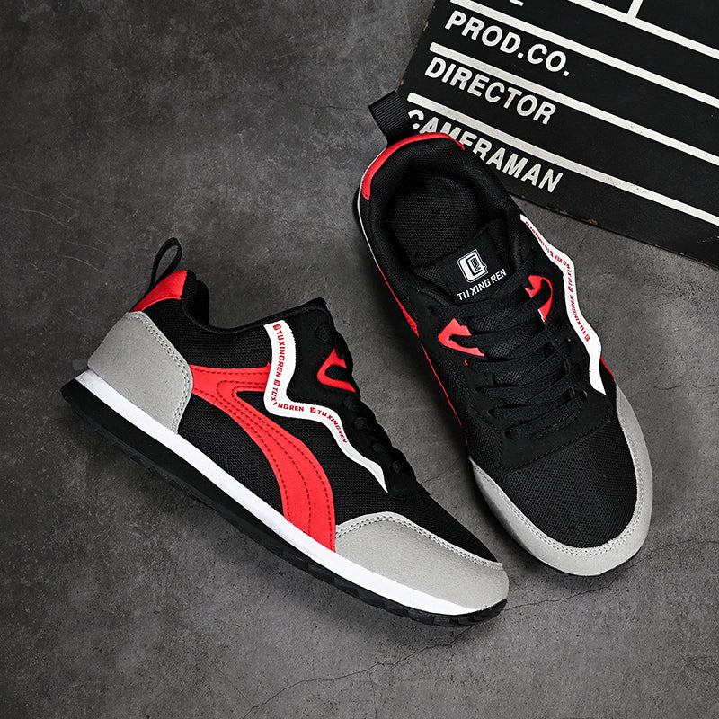 ⏰Limited Time Sale 70% OFF - Men's Mesh Walking Shoes - Lace-Up, Cushioned, Wide Toe Box with Arch Support