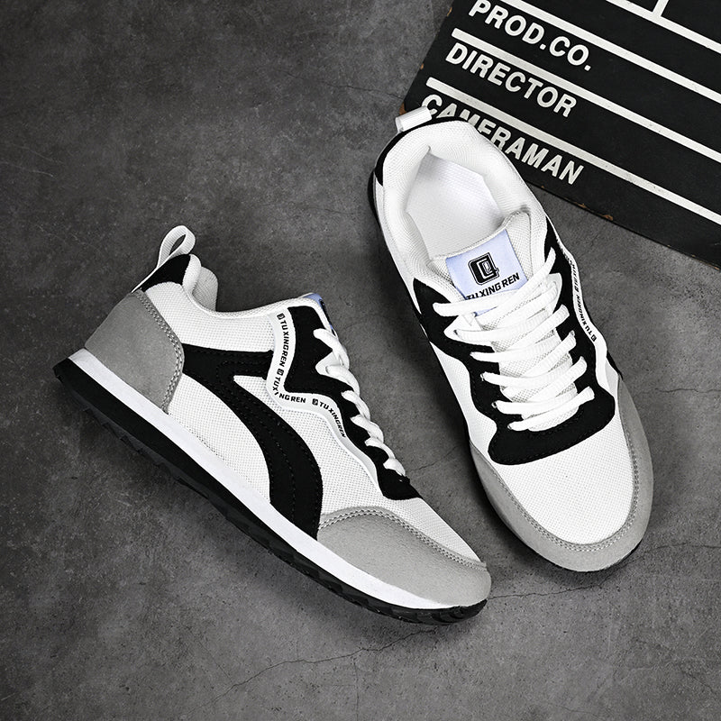⏰Limited Time Sale 70% OFF - Men's Mesh Walking Shoes - Lace-Up, Cushioned, Wide Toe Box with Arch Support