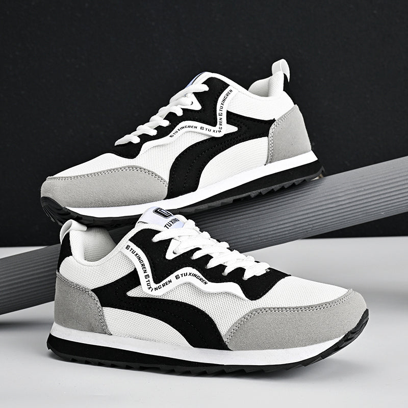 ⏰Limited Time Sale 70% OFF - Men's Mesh Walking Shoes - Lace-Up, Cushioned, Wide Toe Box with Arch Support