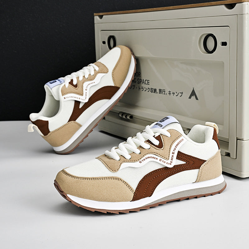 ⏰Limited Time Sale 70% OFF - Men's Mesh Walking Shoes - Lace-Up, Cushioned, Wide Toe Box with Arch Support