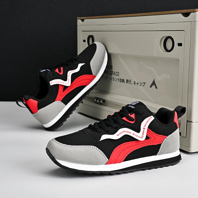 ⏰Limited Time Sale 70% OFF - Men's Mesh Walking Shoes - Lace-Up, Cushioned, Wide Toe Box with Arch Support