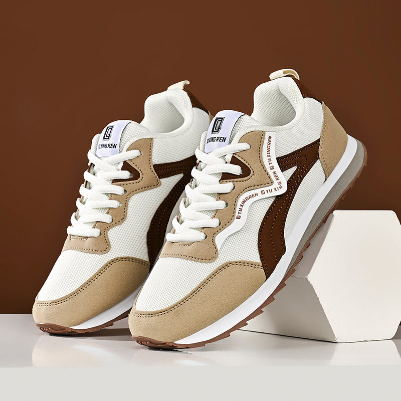 ⏰Limited Time Sale 70% OFF - Men's Mesh Walking Shoes - Lace-Up, Cushioned, Wide Toe Box with Arch Support