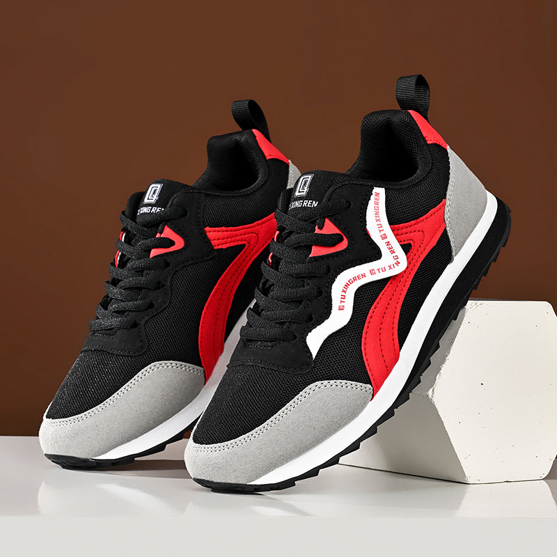 ⏰Limited Time Sale 70% OFF - Men's Mesh Walking Shoes - Lace-Up, Cushioned, Wide Toe Box with Arch Support