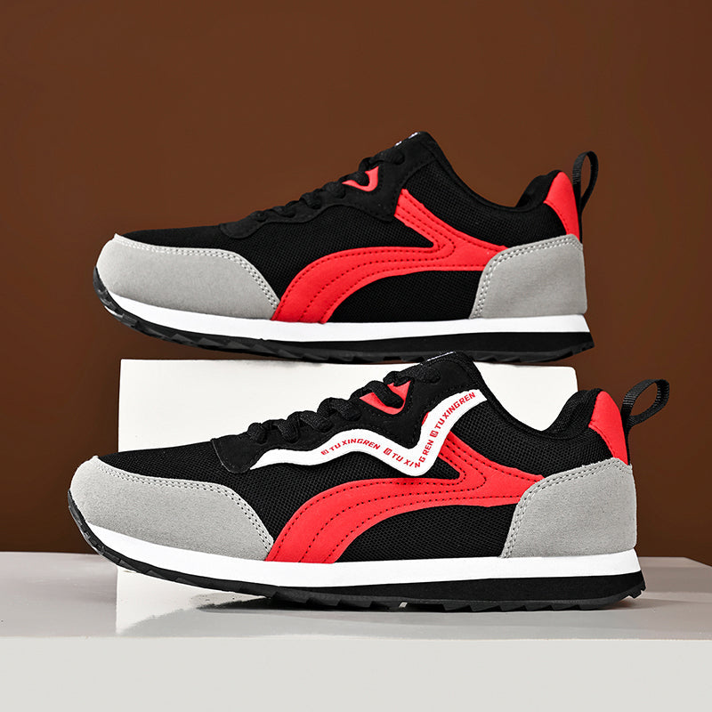 ⏰Limited Time Sale 70% OFF - Men's Mesh Walking Shoes - Lace-Up, Cushioned, Wide Toe Box with Arch Support
