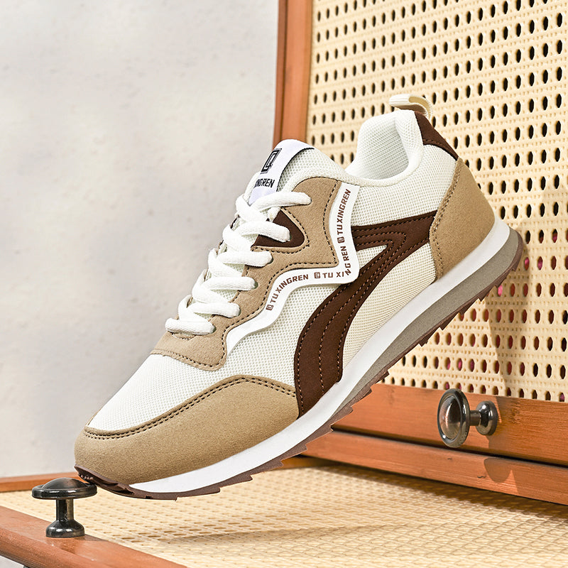⏰Limited Time Sale 70% OFF - Men's Mesh Walking Shoes - Lace-Up, Cushioned, Wide Toe Box with Arch Support