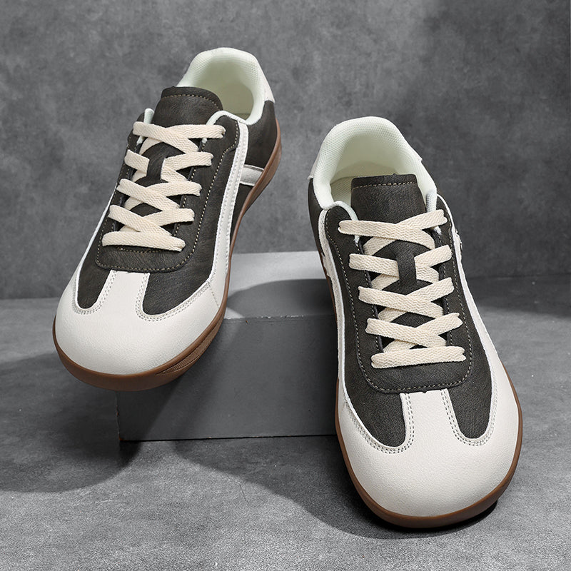 ⏰Limited Time Sale 70% OFF - Men's Genuine Leather Walking Shoes -Lace-Up, Waterproof, Wide Toe Box with Arch Support