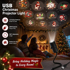 ✨Plug-&-Play HD Christmas Projector – 6 or 10 Festive Scenes(📦Buy 2 Free Shipping)