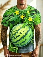 Funny 3D Watermelon Belly T-Shirt