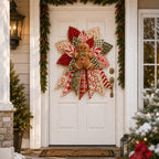 🎉 Holiday Celebration 50% OFF 🎄 – Festive Quilted Christmas Door Hanging DIY Sewing Kit