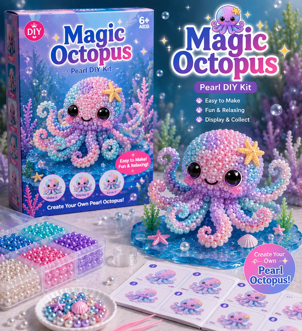 🔥Last Day BUY 3 GET 1 FREE🐚 12 Magical Ocean Friends DIY Kit – Create Your Own Adorable Sea Creatures!