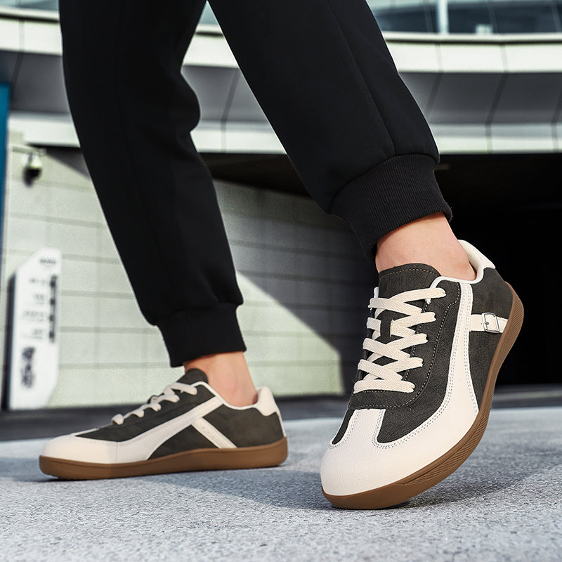 ⏰Limited Time Sale 70% OFF - Men's Genuine Leather Walking Shoes -Lace-Up, Waterproof, Wide Toe Box with Arch Support