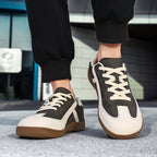 ⏰Limited Time Sale 70% OFF - Men's Genuine Leather Walking Shoes -Lace-Up, Waterproof, Wide Toe Box with Arch Support