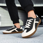 ⏰Limited Time Sale 70% OFF - Men's Genuine Leather Walking Shoes -Lace-Up, Waterproof, Wide Toe Box with Arch Support