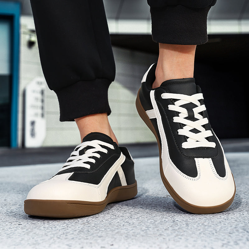 ⏰Limited Time Sale 70% OFF - Men's Genuine Leather Walking Shoes -Lace-Up, Waterproof, Wide Toe Box with Arch Support