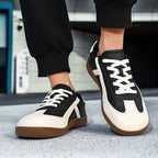 ⏰Limited Time Sale 70% OFF - Men's Genuine Leather Walking Shoes -Lace-Up, Waterproof, Wide Toe Box with Arch Support