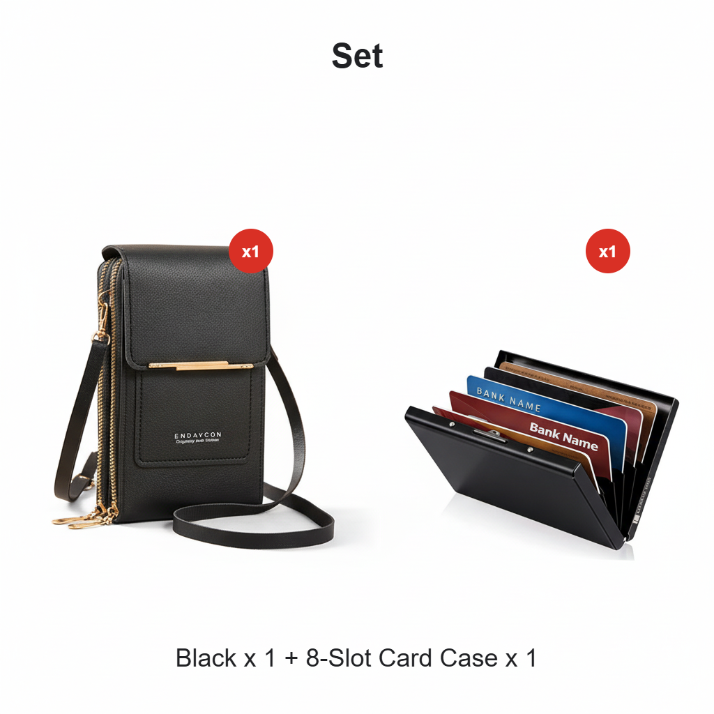 🔥Last Day Promotion：50% OFF👜 📱 Simple and elegant women's touchscreen crossbody phone wallet