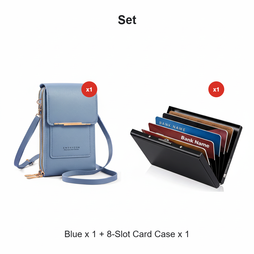 🔥Last Day Promotion：50% OFF👜 📱 Simple and elegant women's touchscreen crossbody phone wallet