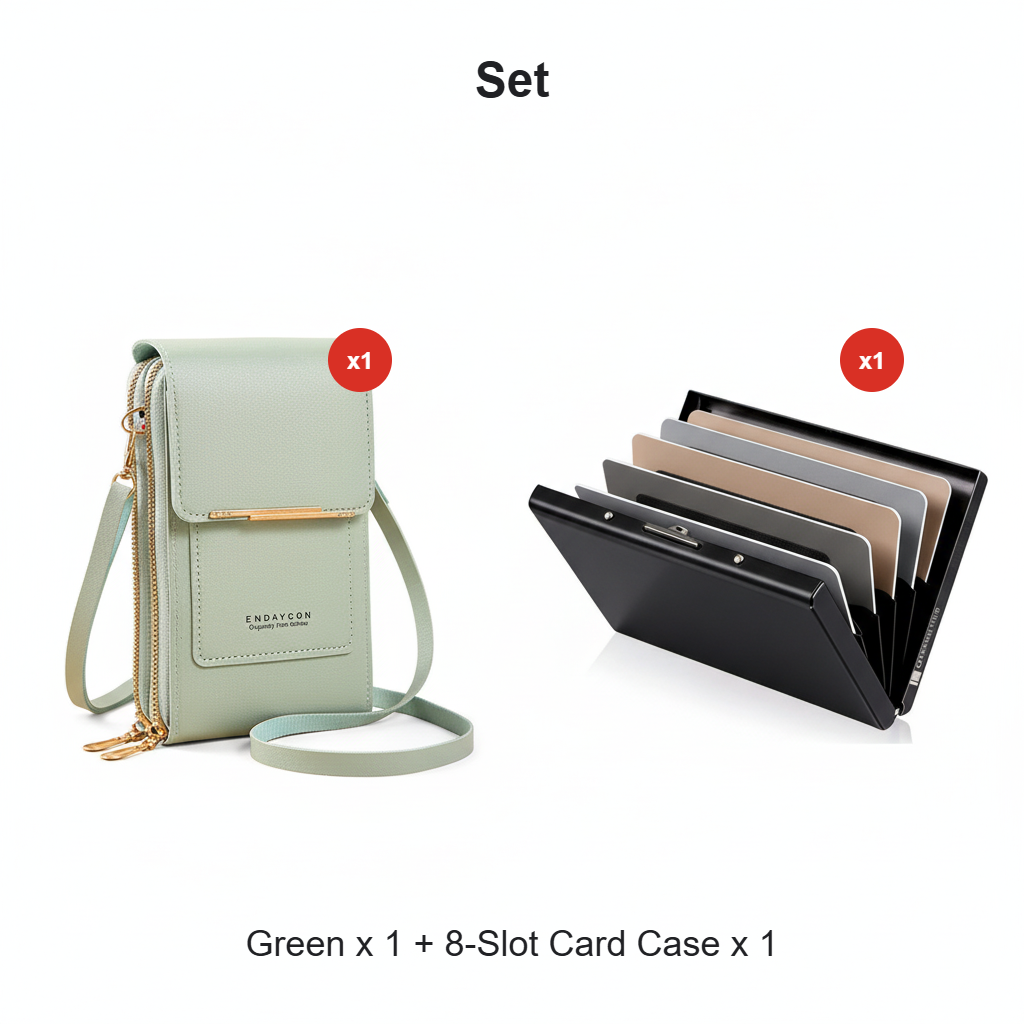 🔥Last Day Promotion：50% OFF👜 📱 Simple and elegant women's touchscreen crossbody phone wallet