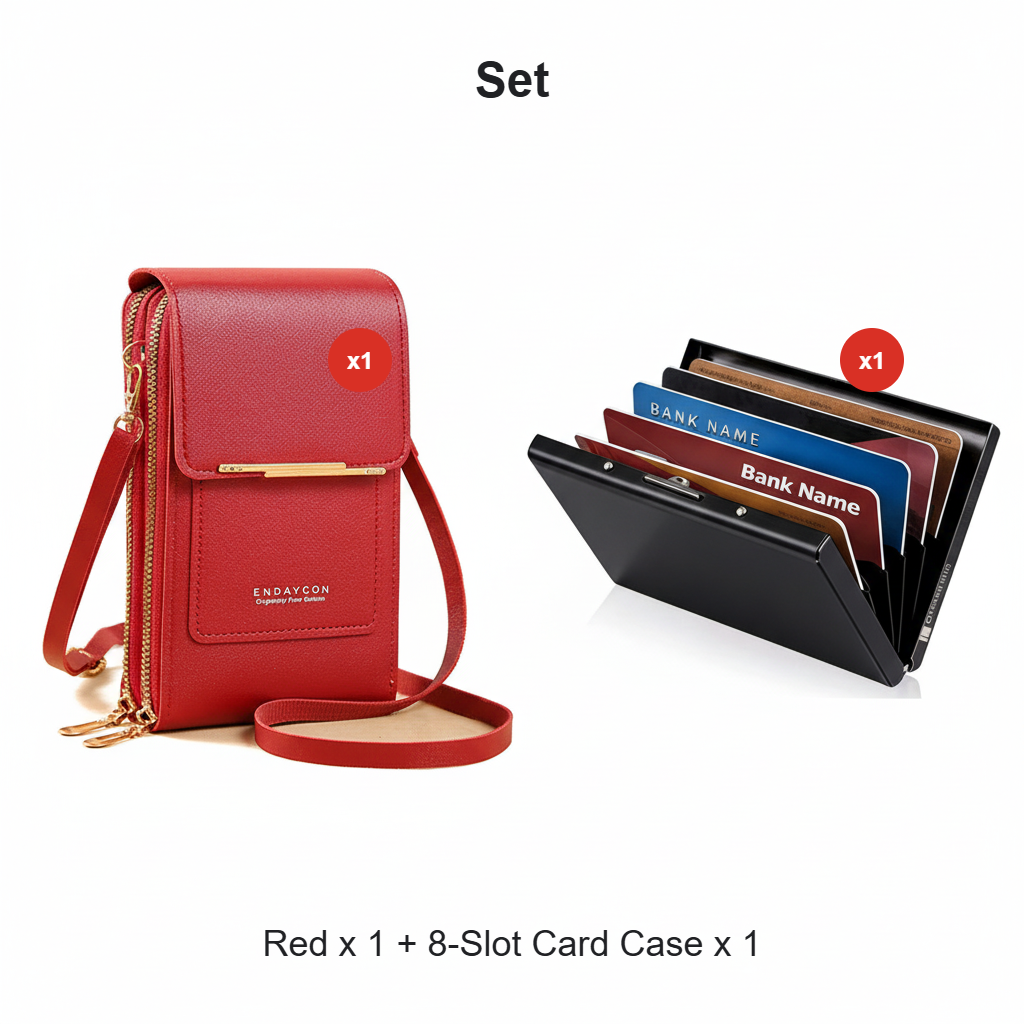 🔥Last Day Promotion：50% OFF👜 📱 Simple and elegant women's touchscreen crossbody phone wallet