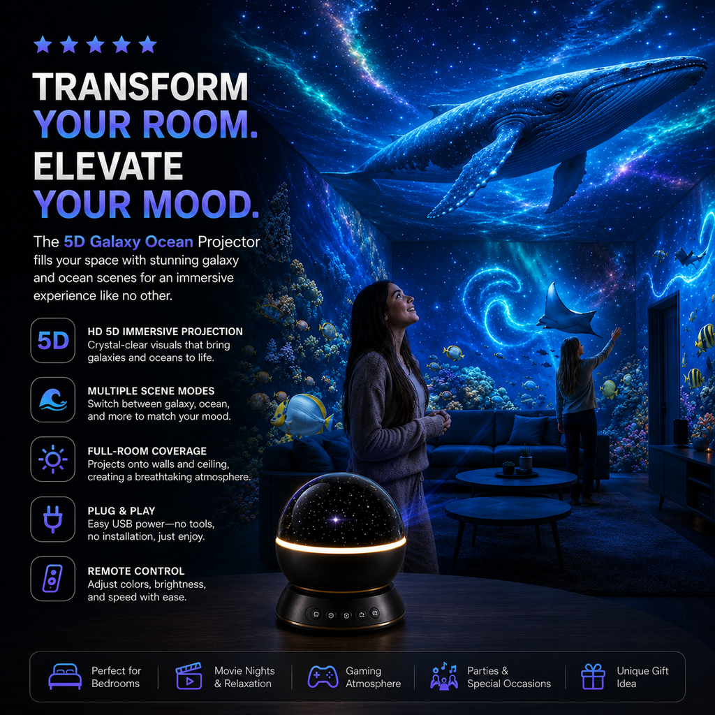 ⏳ Last Day 47% OFF-Night Light Projector🔮
