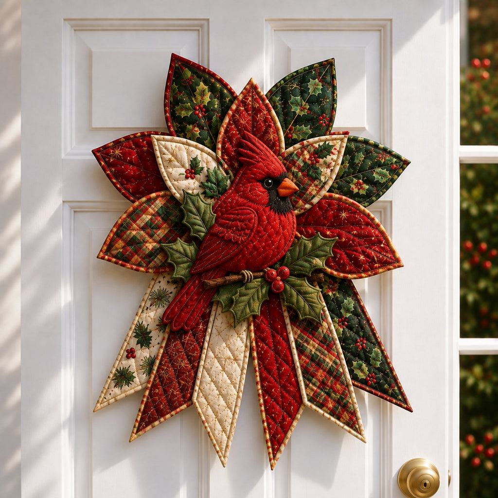 🎉 Holiday Celebration 50% OFF 🎄 – Festive Quilted Christmas Door Hanging DIY Sewing Kit