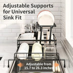 Compact Sink-Smart Dish Drying Rack