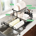 Compact Sink-Smart Dish Drying Rack