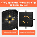 Compact Sink-Smart Dish Drying Rack