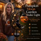 🎃 Halloween Early Bird Sale 🔥 | 49% OFF Pumpkin Moon Garden Stake Light