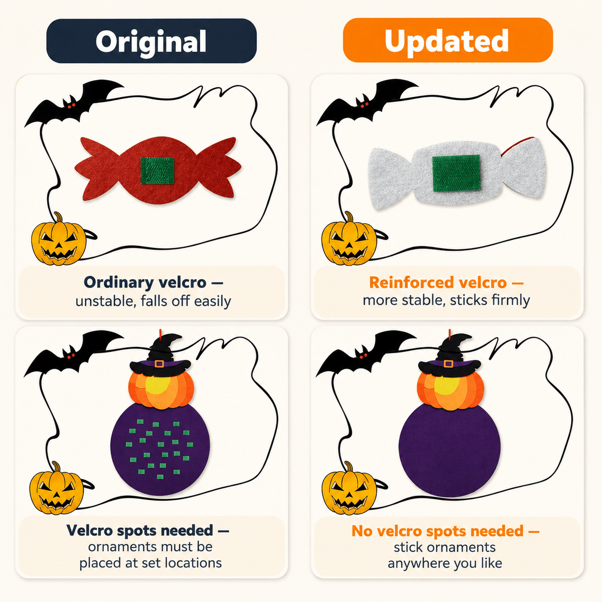 Pakho DIY Halloween Pumpkin Witch