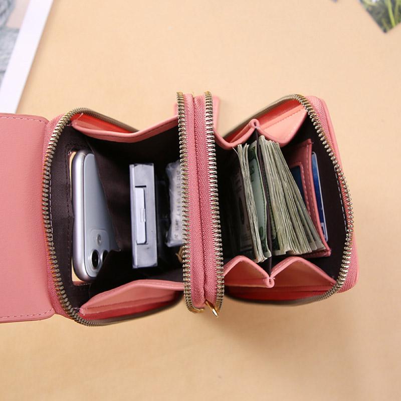 🔥Last Day Promotion：50% OFF👜 📱 Simple and elegant women's touchscreen crossbody phone wallet