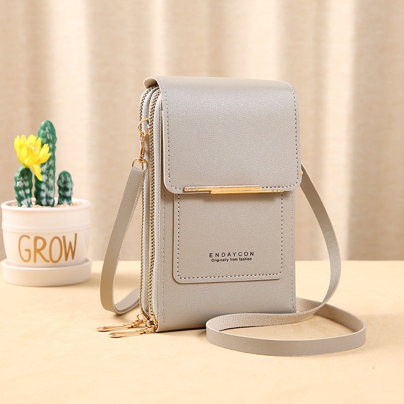 🔥Last Day Promotion：50% OFF👜 📱 Simple and elegant women's touchscreen crossbody phone wallet