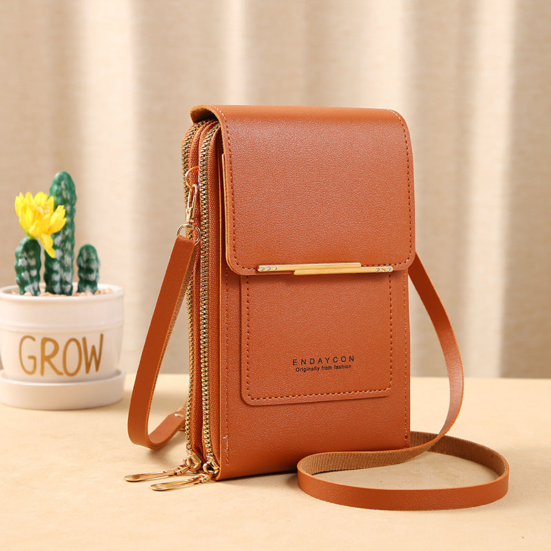 🔥Last Day Promotion：50% OFF👜 📱 Simple and elegant women's touchscreen crossbody phone wallet