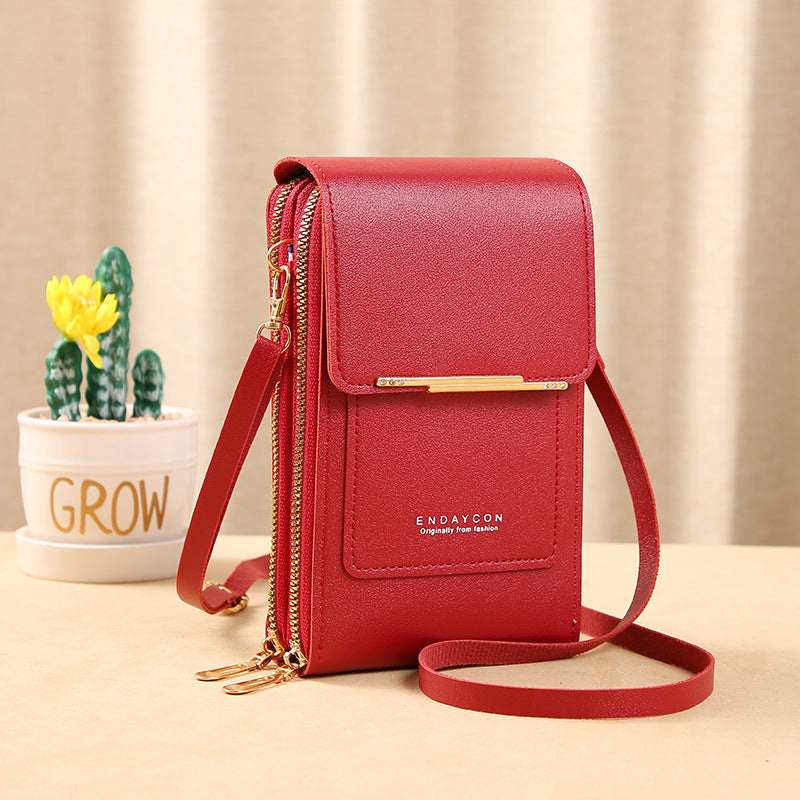 🔥Last Day Promotion：50% OFF👜 📱 Simple and elegant women's touchscreen crossbody phone wallet