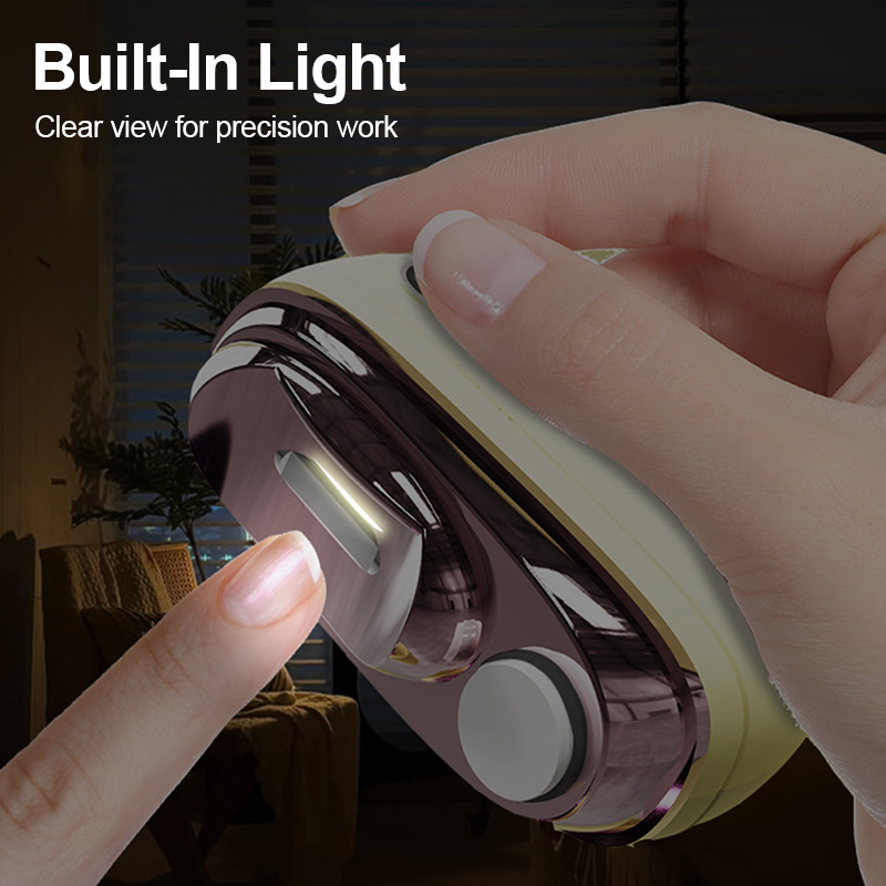 ✂️ LIMITED-TIME 50% OFF! 💅 2-in-1 Smart Electric Nail Clipper & Polisher 🌟