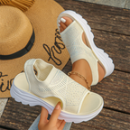 ⏳Last-Day Discount🔥🔥Women's Breathable Mesh Sandals with Thick Soles and Arch Support