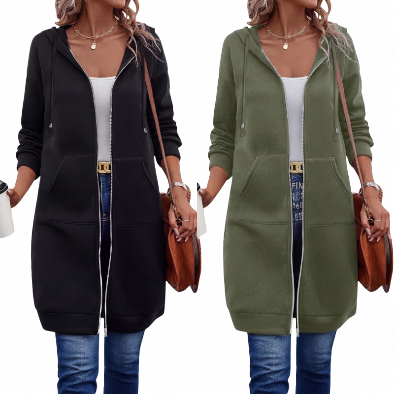 🔥✨ Women's Zip-Up Fleece Hoodies
